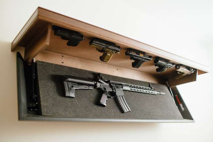 Shelf concealment hidden tactical compartment guns valuables secret oak etc hand