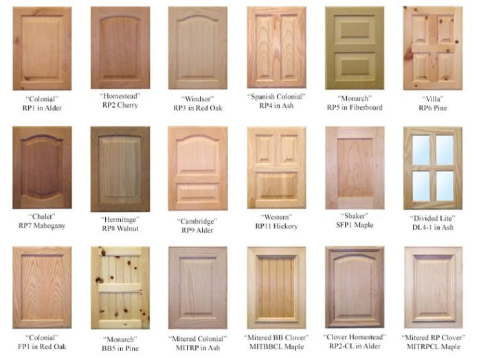 Cabinet door designs