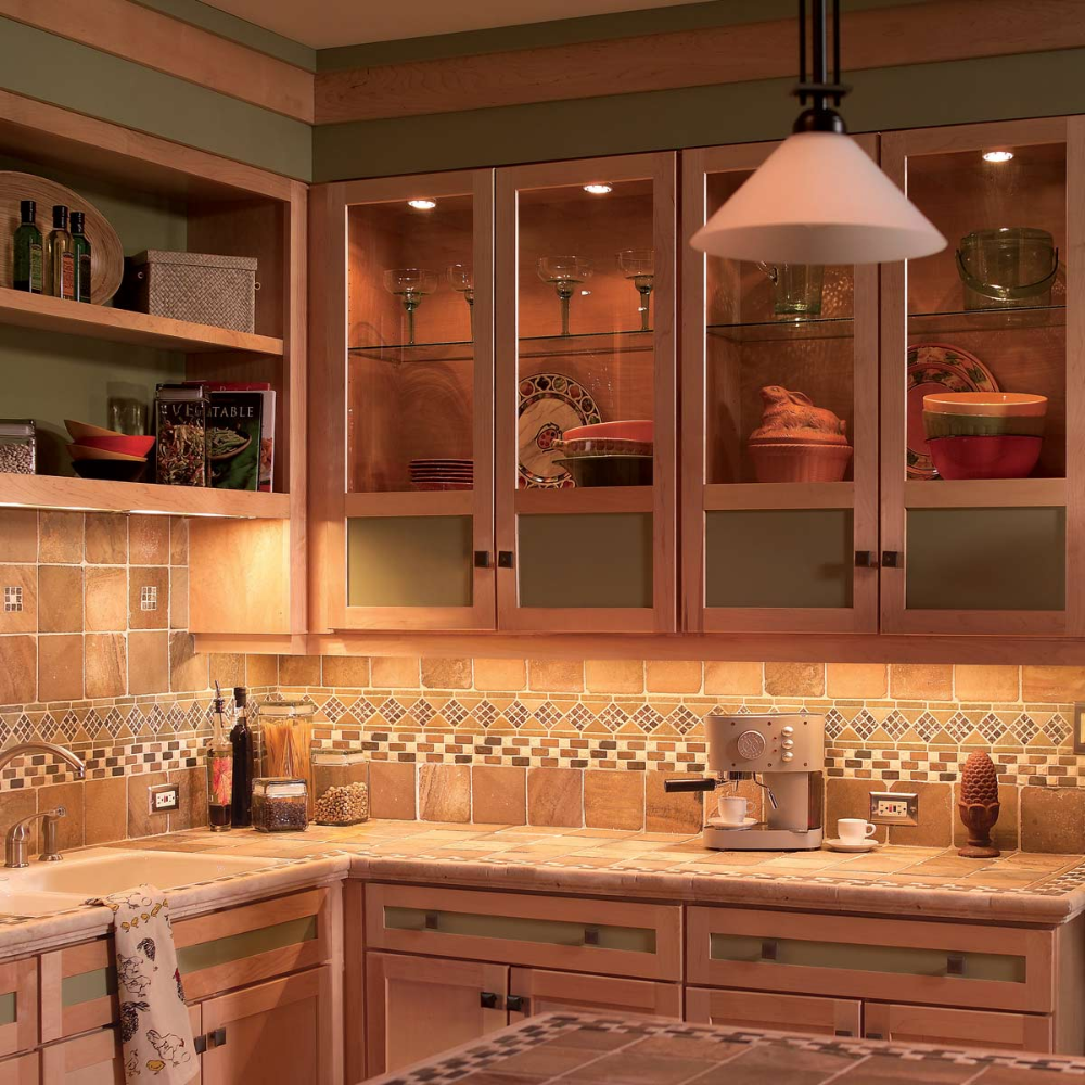 Creative ways to incorporate lighting into kitchen cabinet designs